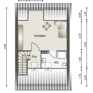 Grundriss DG